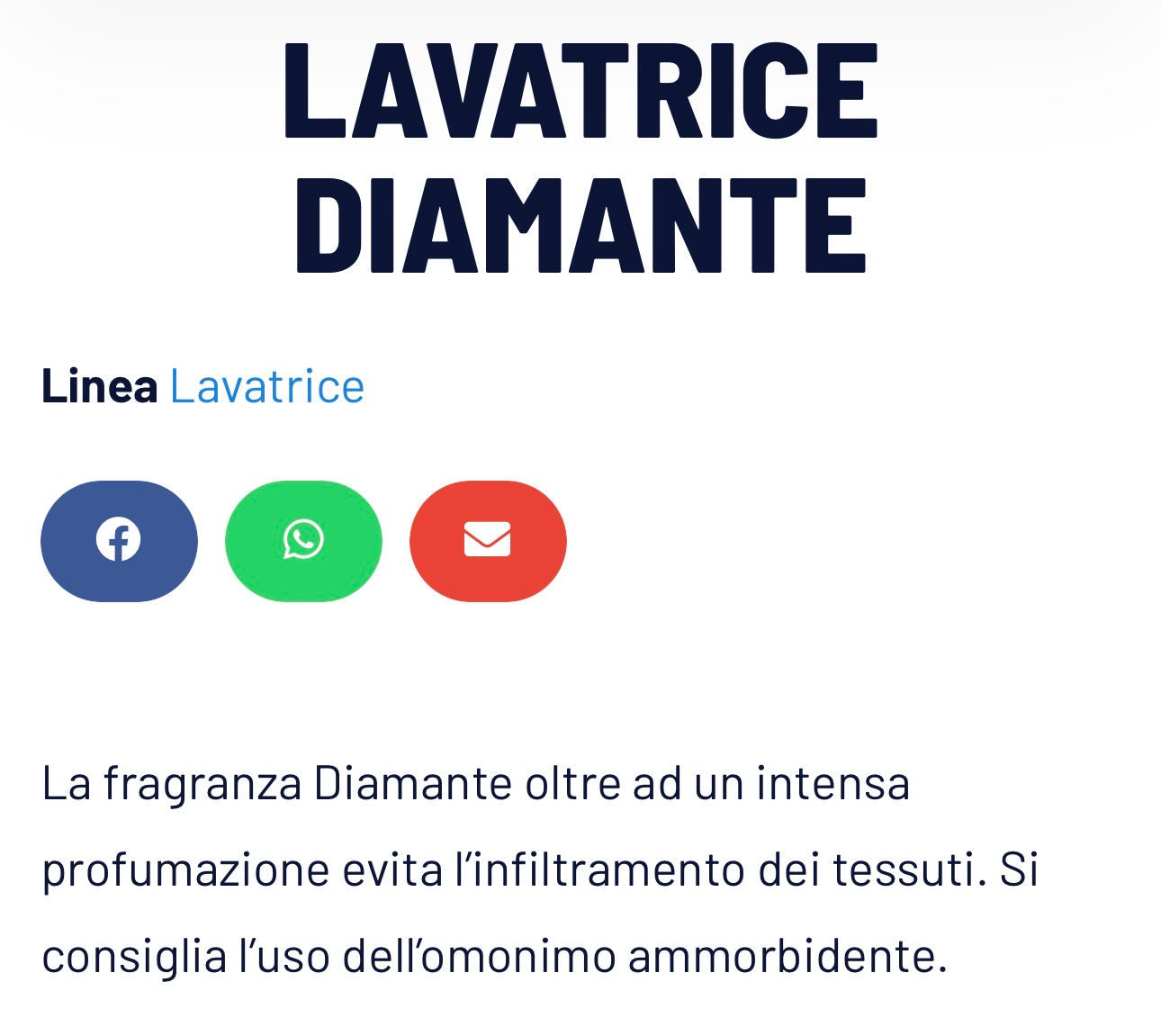 DETERSIVO DIAMANTE 2,10€ AL KG