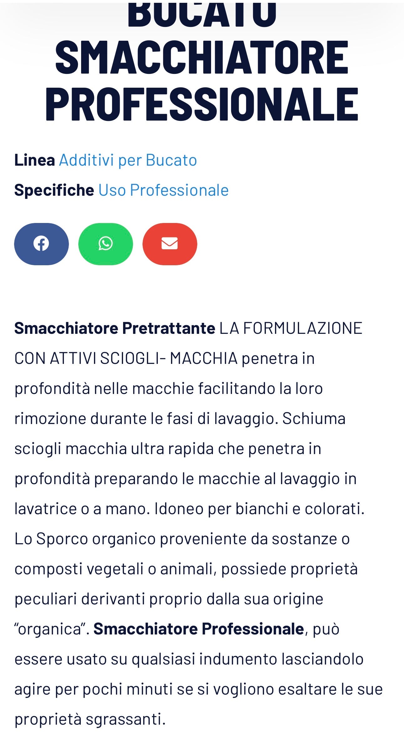 SMACCHIATORE 3,50 AL KG