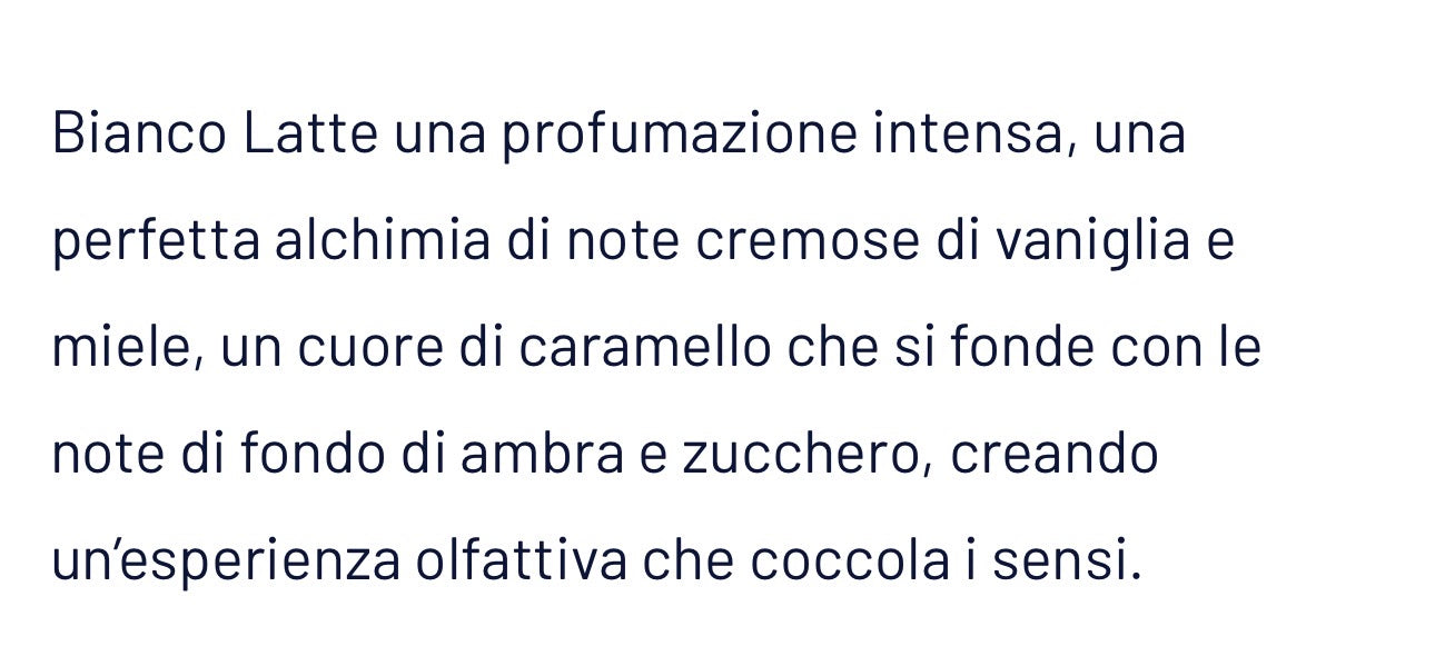 DETERSIVO BIANCO LATTE 2,50€ AL KG