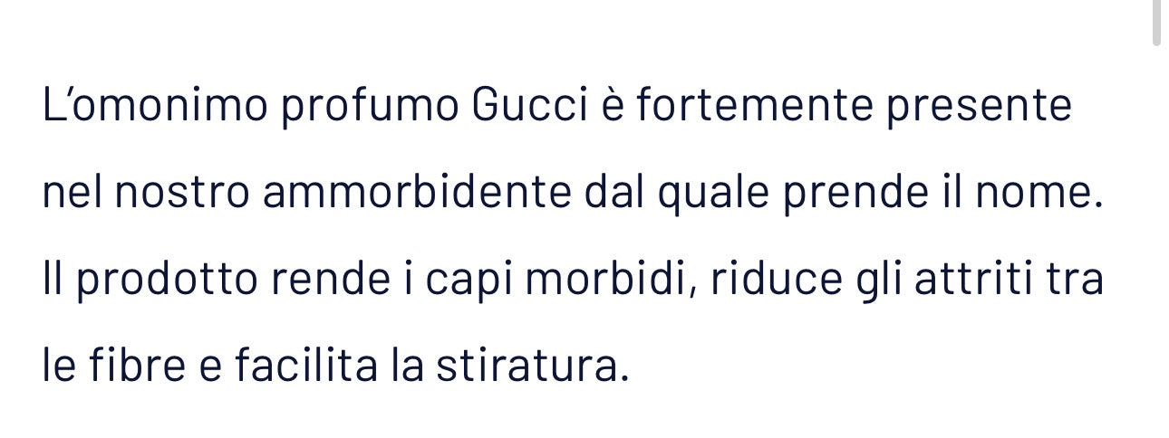 AMMORBIDENTE GUCCI 1,90€ al kg.