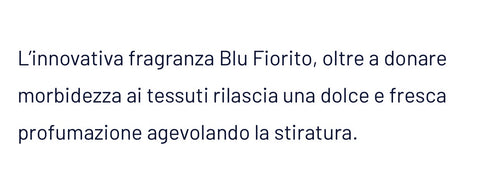 Ammorbidente blu fiorito 2,00 al kg