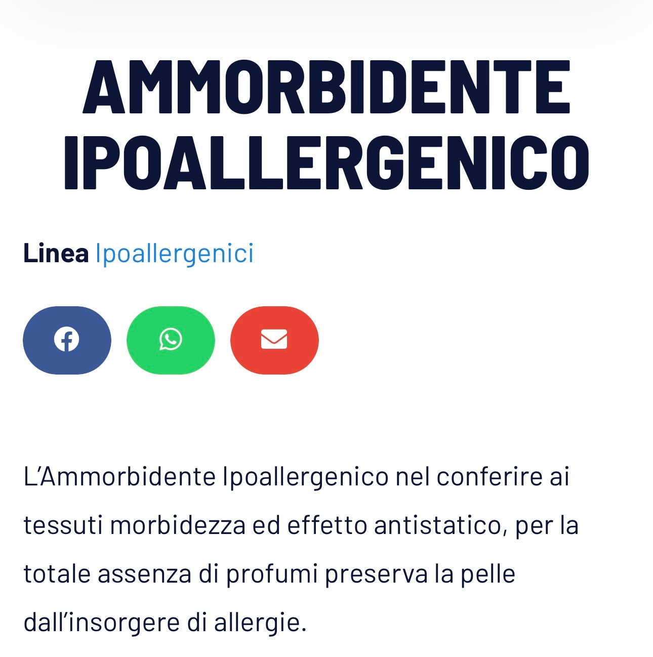 AMMORBIDENTE IPOALLERGENICO 2,00€ al kg