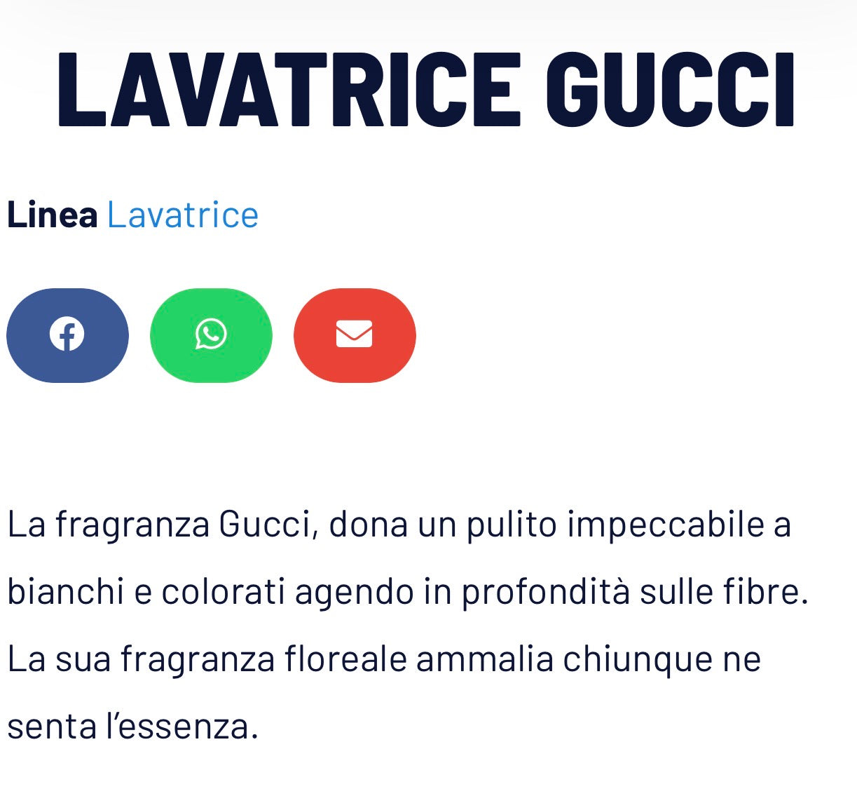 DETERSIVO GUCCI 2,10€ AL KG