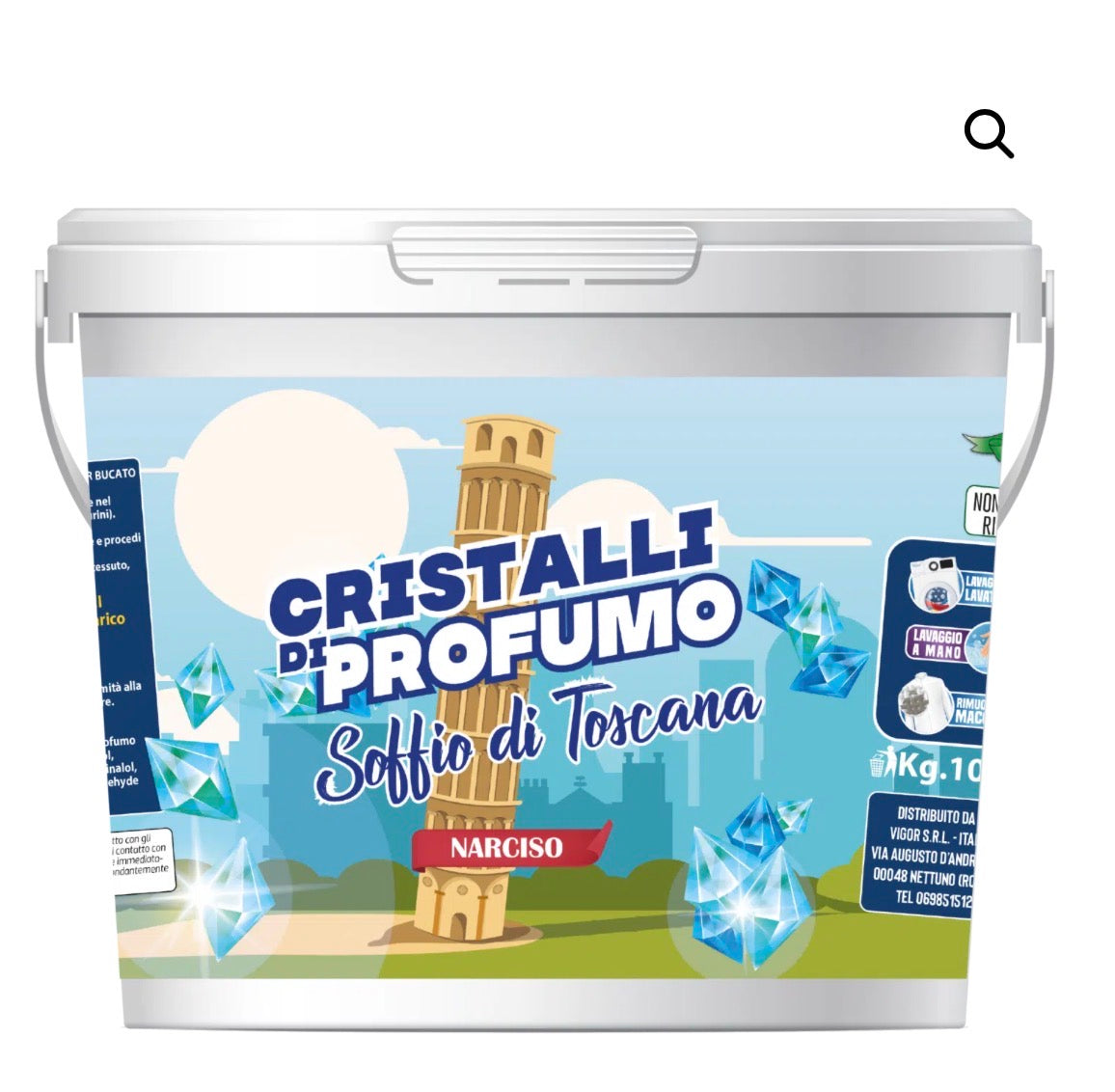 Cristalli di profumo narcisi 12,00 al kg.