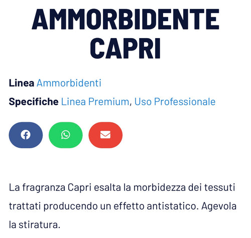 AMMORBIDENTE CAPRI 2,00€ al kg.