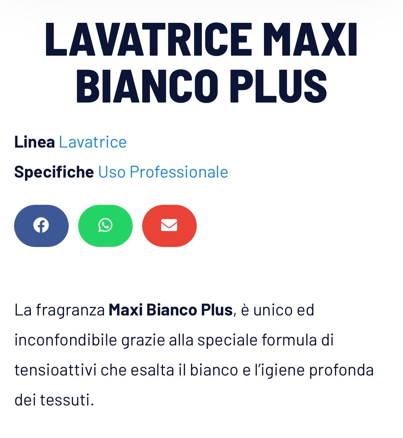 DETERSIVO MAXI BIANCO PLUS 2,60€ AL KG
