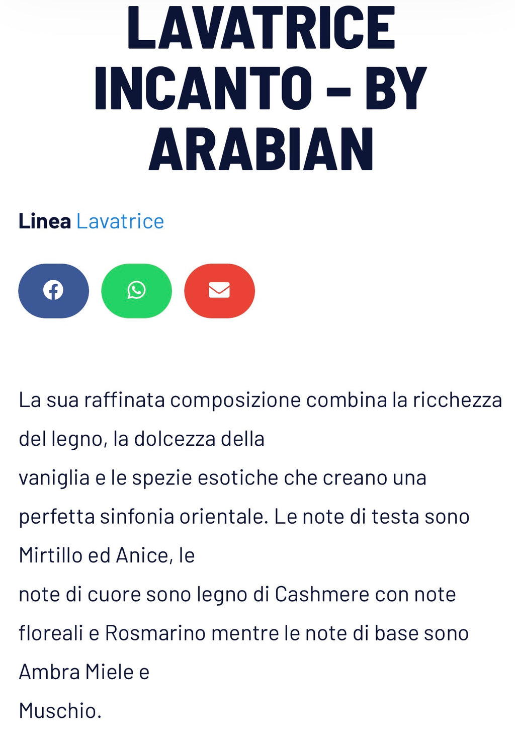 DETERSIVO INCANTO 2,50€ AL KG