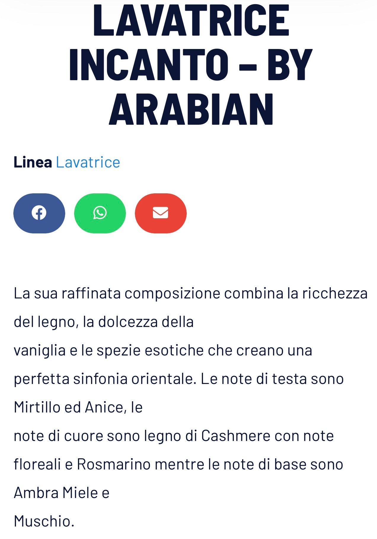 DETERSIVO INCANTO 2,50€ AL KG